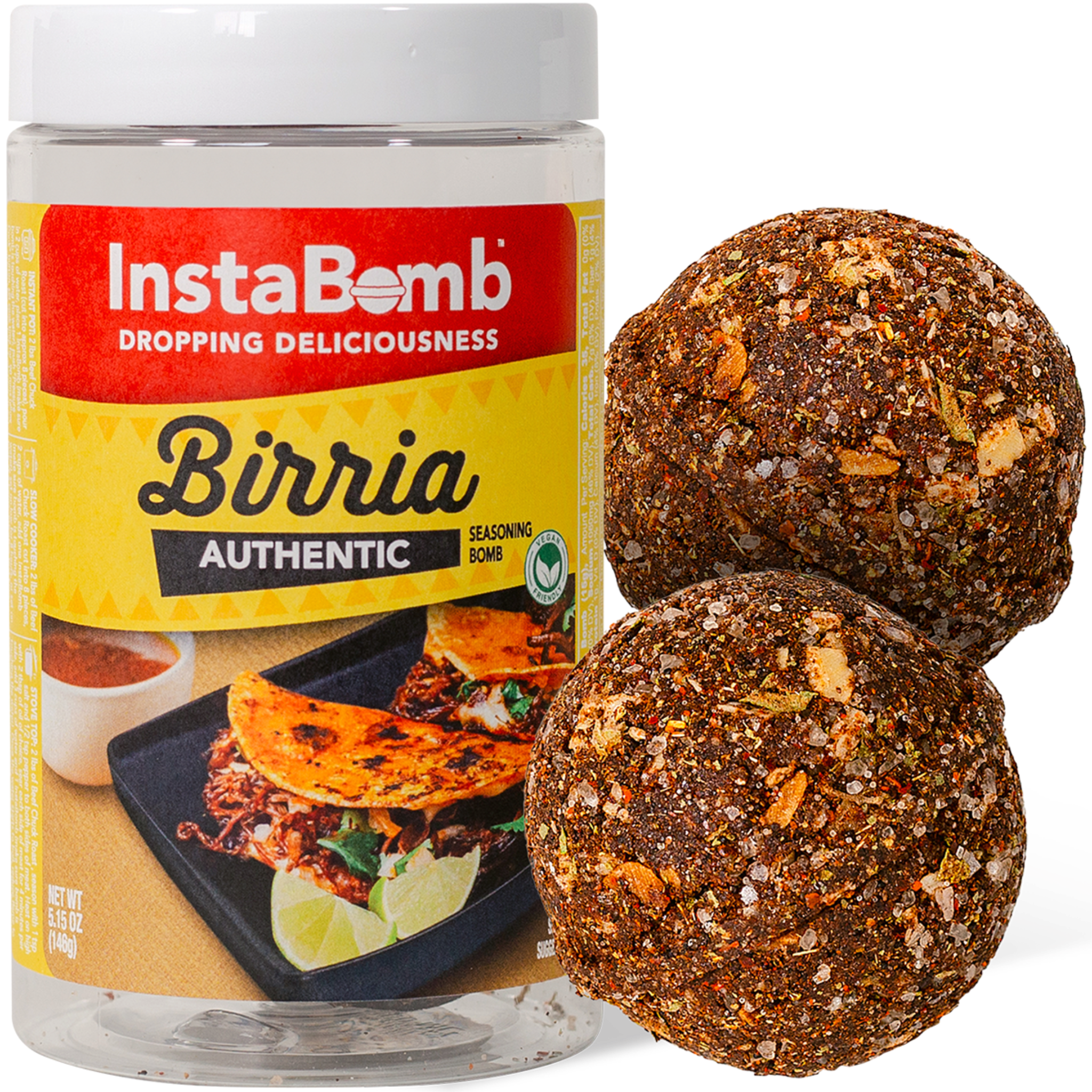Birria: 2 Bombs Per Jar, Feeds 12 People