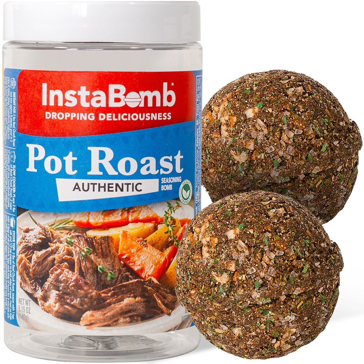 Pot Roast: 2 Bombs Per Jar, Feeds 12 People