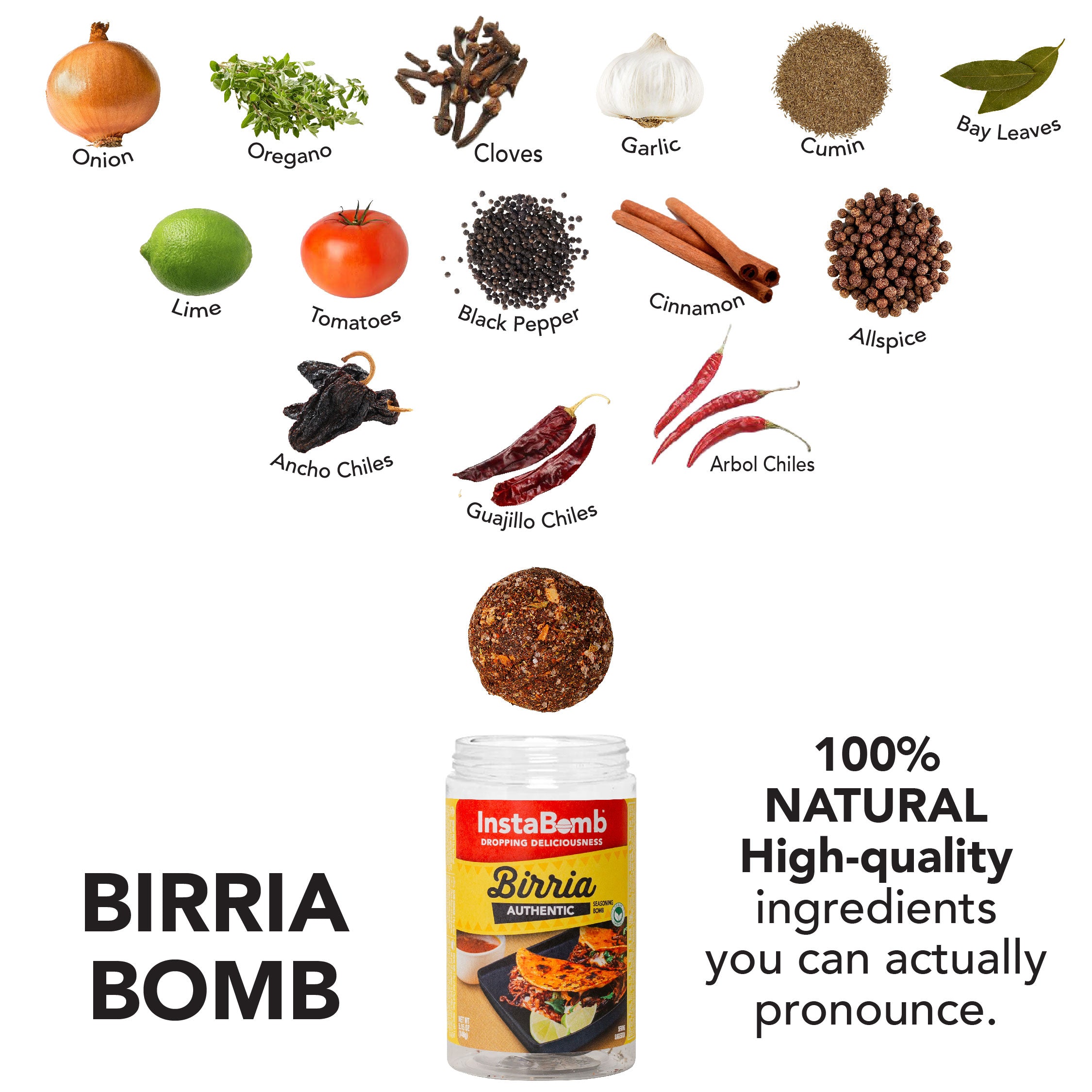 Birria: 2 Bombs Per Jar, Feeds 12 People