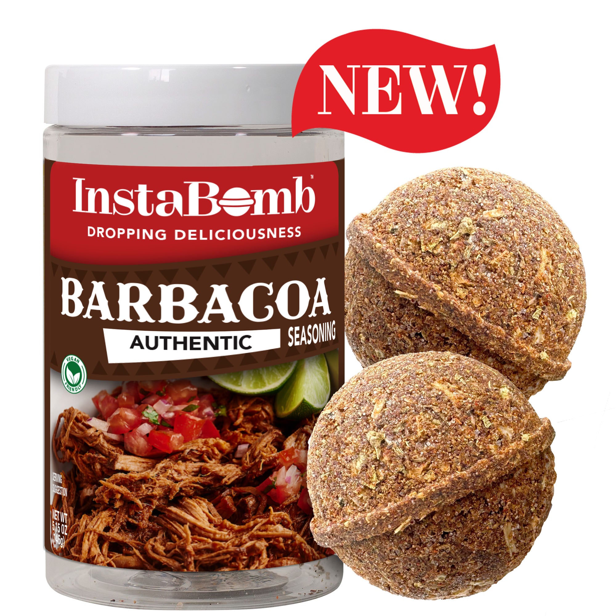 Barbacoa: 2 Bombs Per Jar, Feeds 18 People
