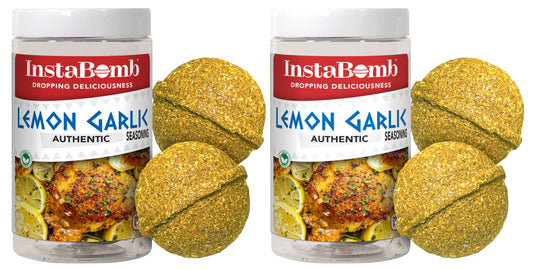 Lemon Garlic: 2 Bombs Per Jar, Feeds 16 People