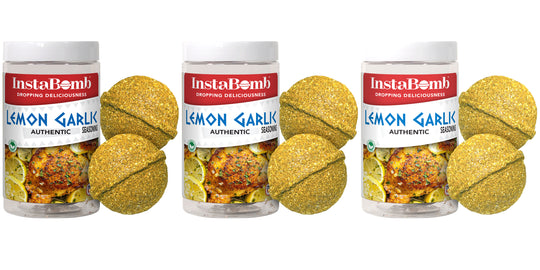Lemon Garlic: 2 Bombs Per Jar, Feeds 16 People