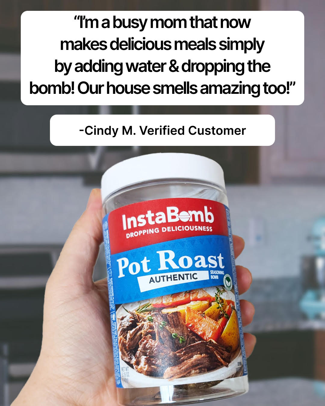 Pot Roast: 2 Bombs Per Jar, Feeds 12 People