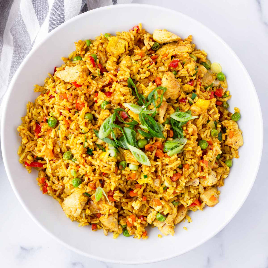 Easy Curry Fried Rice | Recipes