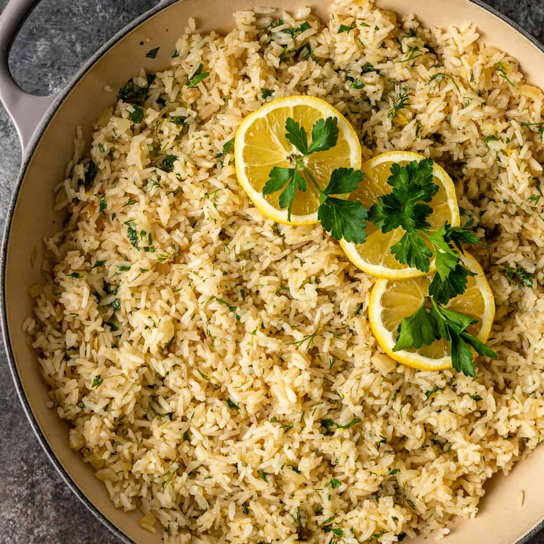 Greek Lemon Rice | Easy Side Dish Recipes - INSTABOMB